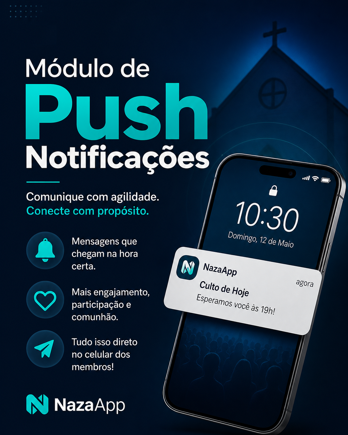 Módulo de Push Notificações — NazaApp